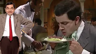 Mr Bean At The Restaurant - Mr Bean Funny Clips - Laugh With Mr Bean