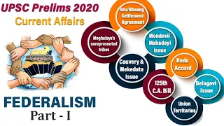 UPSC Prelims 2020 Current Affairs: Belagavi,Mekedatu,Mondovi/Mahadayi ,Bodo and Bru/Rheang Agreement