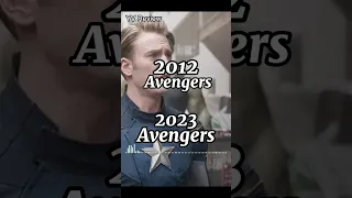 What if fight among 2012 VS 2023 Avengers??(Part-1)😱#shorts