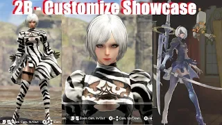 Soul Calibur 6 - 2B Customization Options (CAS Nier Automata Character Creation)