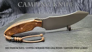 KNIFE MAKING /CAMPING KNIFE 수제칼 만들기 #110
