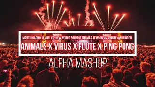 Martin Garrix - Animals x Virus x Flute x Ping Pong (Alpha Mashup)