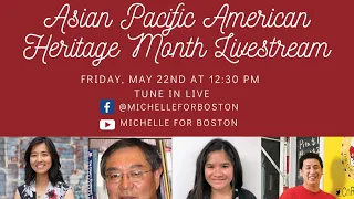 Boston City Councilor At-Large Michelle Wu APA Heritage Month Livestream