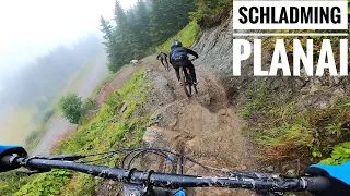 ПУСТИЛИ ПАРОВОЗИК И ВПЕРВЫЕ ВЫЕХАЛ НА BIG JUMP секцию в Schladming Bike Park Planai