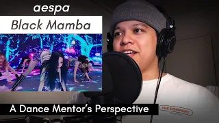 Dance Mentor Reacts To AESPA's Debut Stage | 에스파 Black Mamba