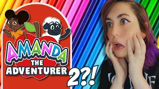 Amanda the Adventurer 2 Announcement Trailer BLIND REACT