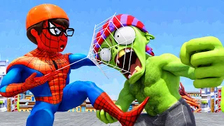 Nick Spider vs Team Zombie -  Scary Teacher 3D Dr. Miss T Protect Tani Animation