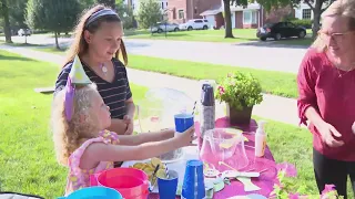 Girl, 5, uses lemonade stand to honor of slain Chicago Officer Ella French