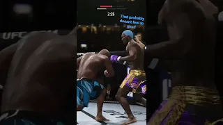 Derrick Lewis KO #ufc #grappling #fighting #mma #gaming #combat #ufc4 #punch #kick #boxing #bjj #KO