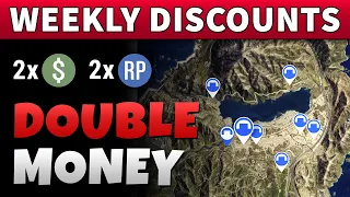 GTA Double Money This Week | GTA ONLINE WEEKLY DOUBLE RP AND CASH BONUSES (Bunkers 40% Off)