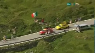 Lance Armstrong Surge on the Col du Petit Saint-Bernard - 2009 TDF