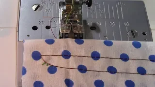 Как отрегулировать строчку на швейной машине. Видео № 376.