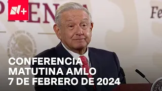 Conferencia mañanera AMLO hoy / 7 de febrero de 2024