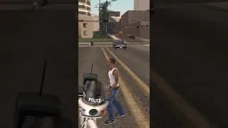 CJ trolling police 😂 Gta san Andreas