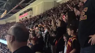 Cavs fans sing goodbye to Stephen Curry