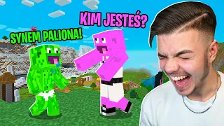 SYN PALIONA TROLL NA PALIONCE w Minecraft! (śmieszne)