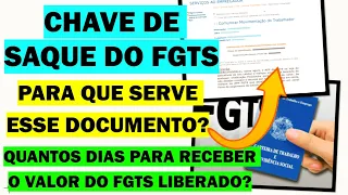 FGTS LIBERADO PELA CHAVE DE SAQUE - PARA QUE SERVE ESSE DOCUMENTO DE MOVIMENTAÇÃO DO TRABALHADOR?