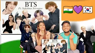 BTS ft. Sakshma Srivastav Reaction | BTS Indian Interview Reaction | Dance Icon Bhuvi Ft Bhawana