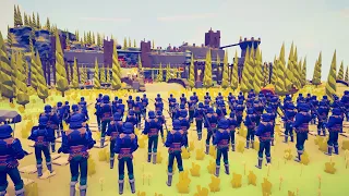 150x HEAVY INFANTRY SIEGE MEDIEVAL CASTLE - Totally Accurate Battle Simulator TABS