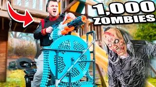 1,000 Zombies Vs My House - Ultimate Survival Challenge