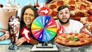 ROLETA MISTERIOSA 2.0 - MILKSHAKE VS PIZZA!!!