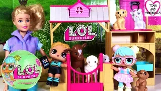 Видео для девочек Куклы ЛОЛ Сюрприз LOL Surprise Dolls  Питомцы #Барби Мультик