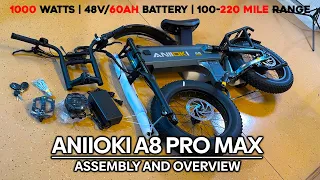 Aniioki A8 Pro Max 1000 Watt Electric Bicycle: Assembly and First Look