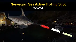 Russian Fishing 4, Norwegian Sea Active Trolling Spot 3-2-24