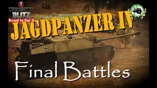 Jagdpanzer IV 100% crew | Road to tier X German Tank Destroyers | WoT Blitz