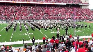 Ohio State University Marching Band Pregame Ramp to Script Ohio Vs PSU  MVI