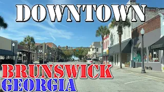 Brunswick - Georgia - 4K Downtown Drive