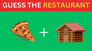 Can You Guess The Fast Food Restaurant By Emoji?🍔 | Emoji Quiz Challenge Easy, Medium, Hard