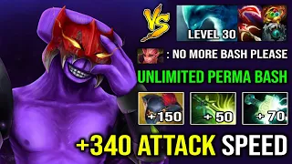 +340 ATTACK SPEED Overpower Perma Bash LEVEL 30 Faceless Void vs Apex Hard Carry Morphling Dota 2