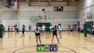 Placer Girls Varsity VB v Lincoln (S1)