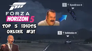 Top 5 IDIOTS online on Forza Horizon 5! #3 (Cheaters, Rammers, Dumb Moments)