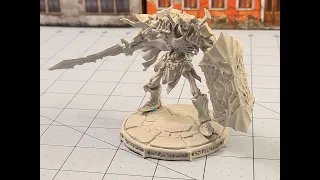 Bestiarum Miniatures: The Undead Knight rises from my print bed!