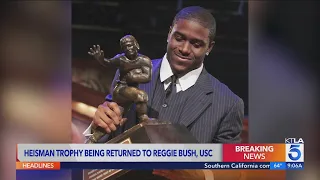 Reggie Bush to have 2005 Heisman Trophy returned