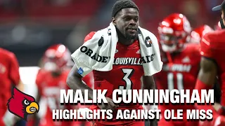 Louisville QB Malik Cunningham Highlights Against Ole Miss