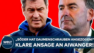 HUBERT AIWANGER: "Söder hat die Daumenschrauben angezogen!" Klares Statement zur Flugblatt-Affäre!
