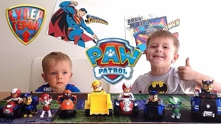 Играем в Щенячий Патруль - Playing Paw Patrol toys