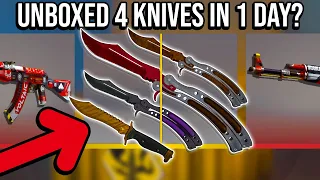 HE OPENED 4 KNIVES IN ONE DAY?!