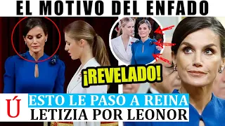 FILTRAN GRAVE MOTIVO por el que se ENFADÓ LETIZIA en JURA de Leonor, ni Armengol ni Felipe VI