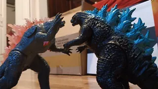 Godzilla vs. Evolved Godzilla(STOP MOTION)