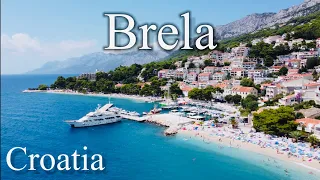 BRELA - Beach tour, August 2023 | Most Beautiful Place in Croatia 🇭🇷 [4K] Views