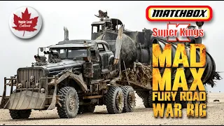 Mad Max Fury Road War Rig (109) Matchbox SuperKIngs K-115 tractor trailer