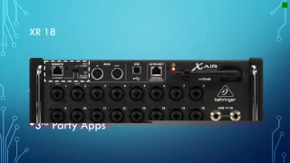 Introduction to a Behringer XR 18