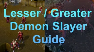 Greater & Lesser Demon Slayer Task Guide (Lessers At Dung Resource)