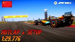 F1 23 China Hotlap + Setup 1:29.776