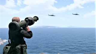 Stinger Füzesi 4 Rusya Deniz Helikopter Yok Etme Simülesi - ARMA 3 Simulation Savaşı - ukrayna