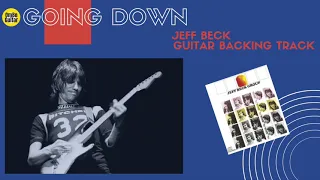 Going Down-Jeff beck-Guitar Backing track (G)